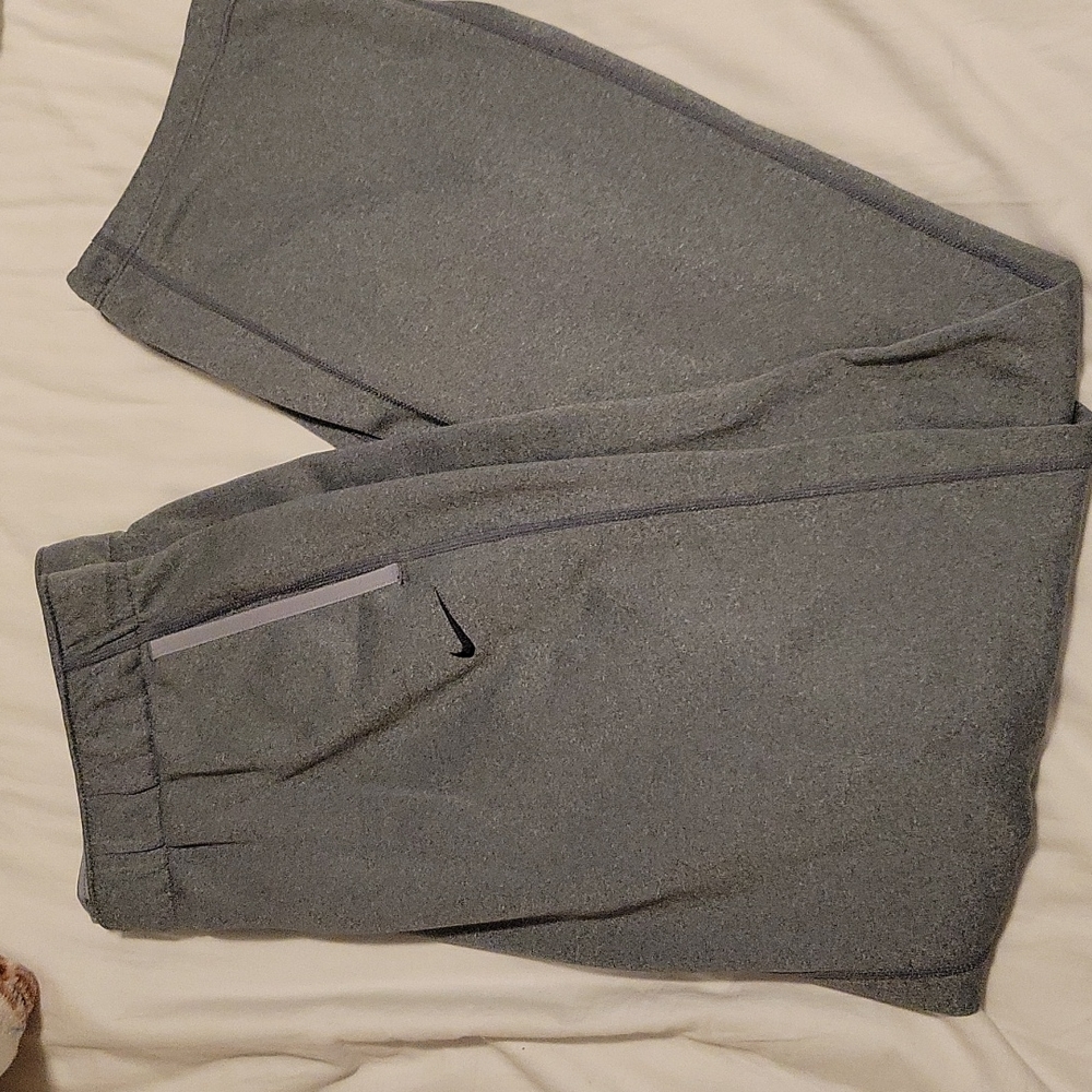 Gray Nike Dri-Fit sweatpants